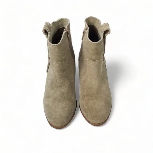 Coconuts By Matisse Trina Suede Ankle Booties Womens Size 8.5 - Picture 9 of 10